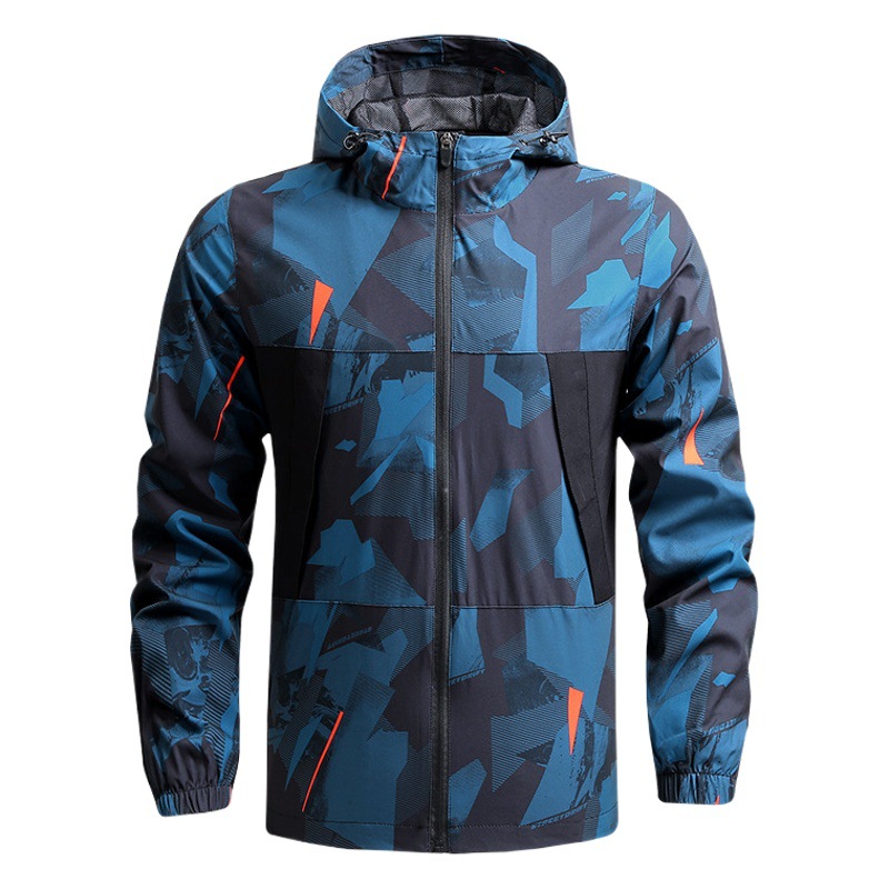 2021 Amazon chaqueta transfronteriza de primavera y otoño para hombres chaqueta casual delgada cazadora chaqueta deportiva al aire libre para hombres