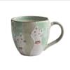 Japan imported mug oatmeal breakfast cup cute water cup girls high-value breakfast cup household ceramic cup