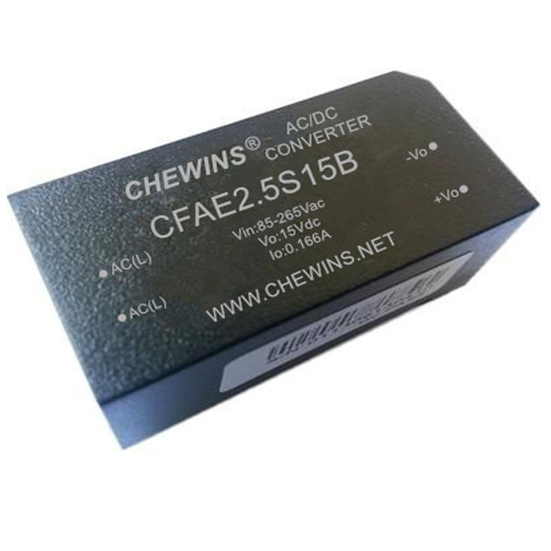 AC-DC电源模块输入220V转15V 0.166A 2.5W单路输出 CFAE2.5S15B