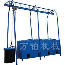 万铂机械厂家销售三桶炭化炉 四桶炭化炉 吊装气流式炭化炉