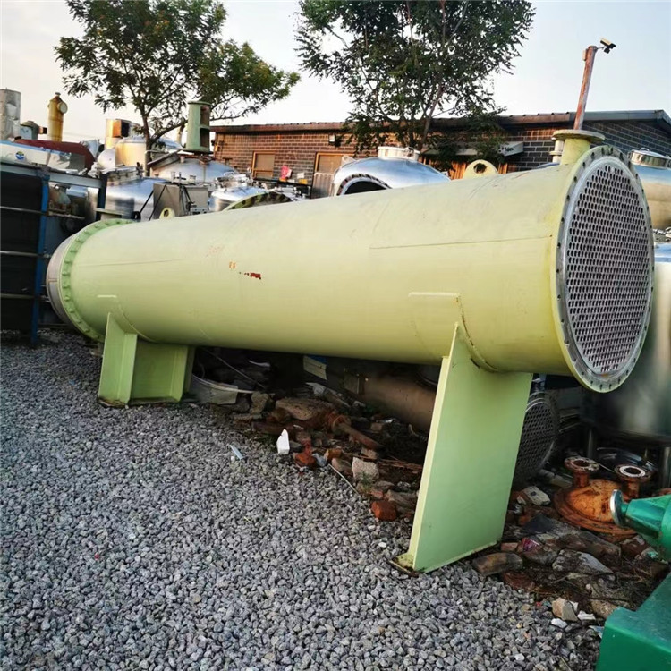 二手150平方180平方不锈钢列管冷凝器 高压膨胀节冷凝器 半钢304