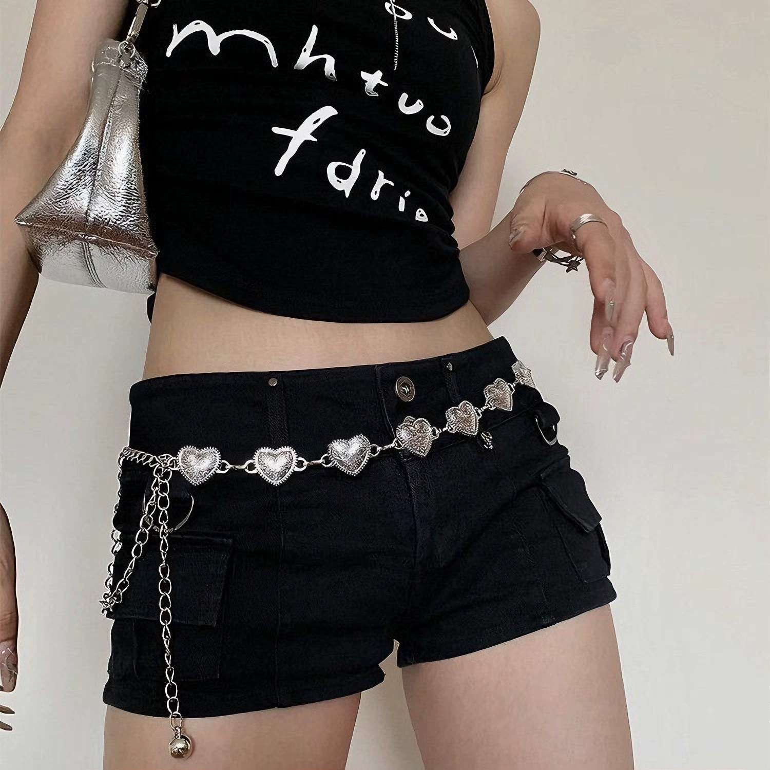 Retro brand chain, belt, high-quality style, boho style