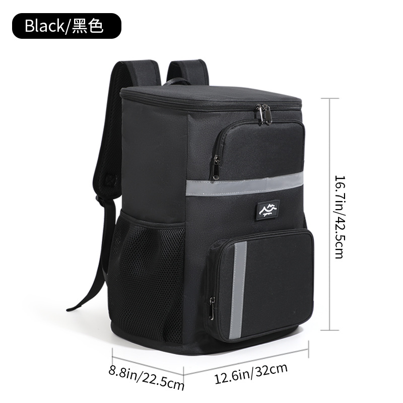 Nuevos productos transfronterizos portátiles mochila de aislamiento térmico al aire libre picnic juegan paquete de alimentos fresco paquete de almuerzo congelado paquete de bento