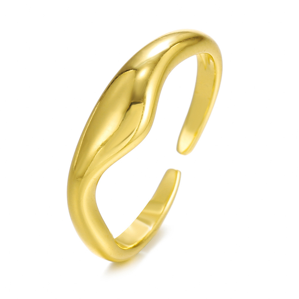 Ins Internet-promi-blogger Mit Dem Gleichen Ring Aus Verkupfertem Echtgold Paarungsring Beliebter Neuer Ring In Europa Und Amerika display picture 10