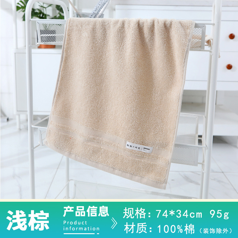 JELIA toallas de algodón puro engrosado no pierde cabello toallas de absorción antibacterianas para adultos algodón al por mayor logo bordado