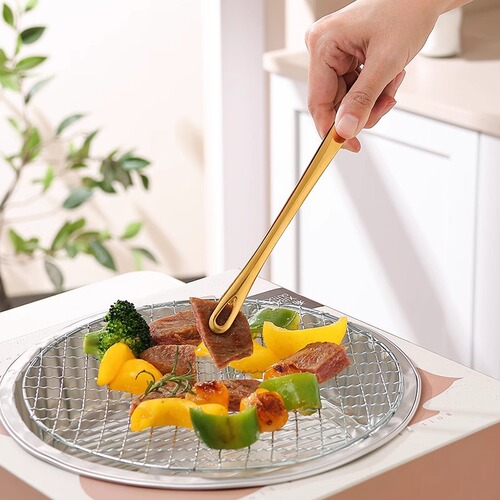 Food tongs stainless steel barbecue tongs Korean food tongs kitchen anti-scalding bread tongs hotel barbecue tongs steak tongs