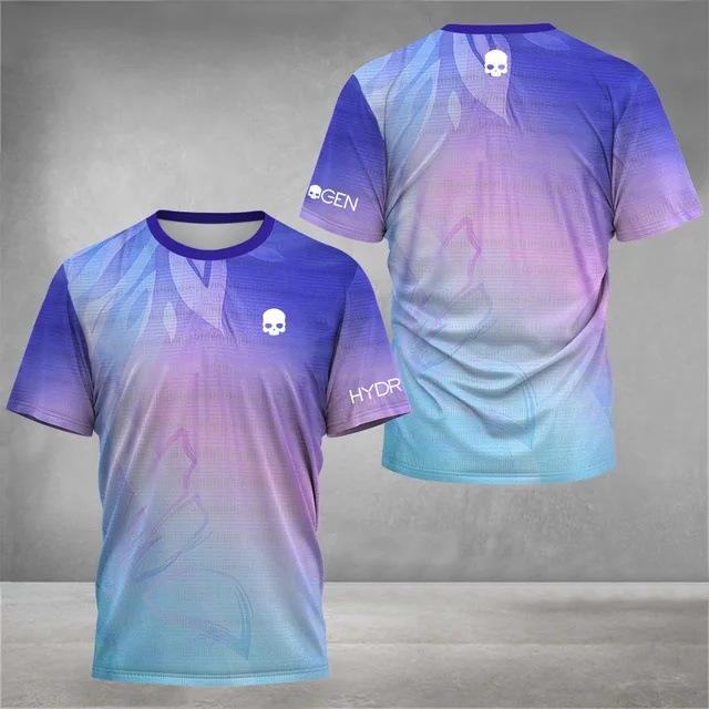2025 venta caliente moda 3D impresión digital para hombres deportes deportes suelta transpirable manga corta cuello redondo camiseta en stock