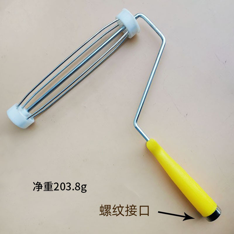 Procesamiento de inventario Cepillo de rodillo de pintura de 9 pulgadas Funda de lana americana Funda de rodillo de lana corta y fina Decoración Huade Haojia