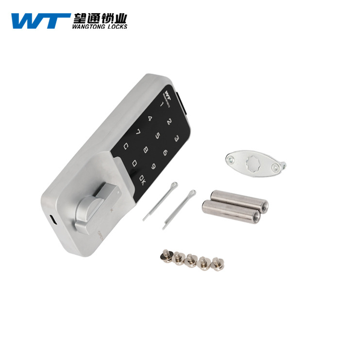 望通M-1601S电子密码智能办公家具锁 可设双重密码验证开锁