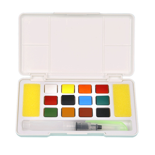 Artecho Watercolor Paint Set Student Concentrated 36-Color Solid Watercolor Paint Cross-border Wholesale Watercolor Paint