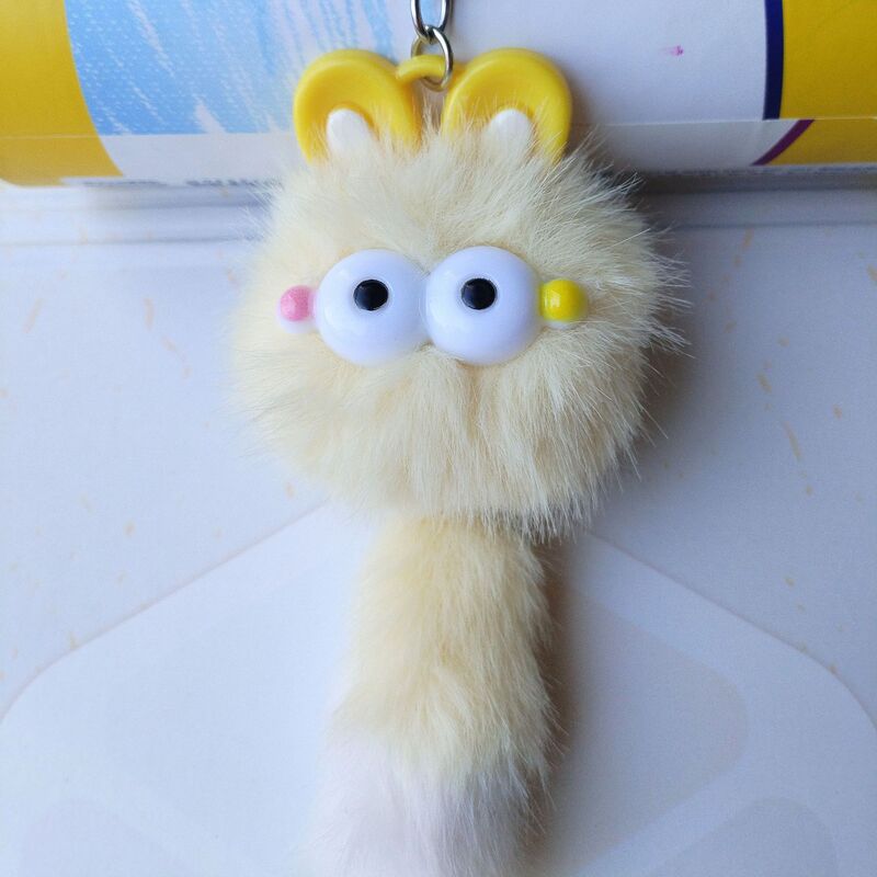 ぬいぐるみかわいいペンダント恐竜毛玉バッグペンダント親友ガールハートバッグ車のキーホルダーペンダントスクールバッグ|undefined