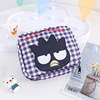 Cute Kuromi jade cinnamon girl heart sanitary cotton aunt cotton scarf bag, convenient debris makeup bag storage party bag