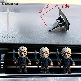 Car Air Outlet Aromatherapy Acrylic Decorative Fragrance Clip Cute Fragrance Clip Car Decorative Aromatherapy