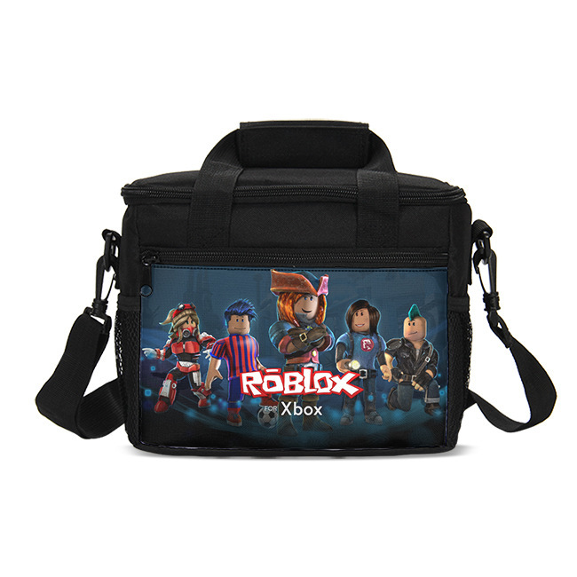 Roblox Cute Outdoor Meal Bag Children Amazon Lunch Bag Outdoor Ice Bag Insulation Bag