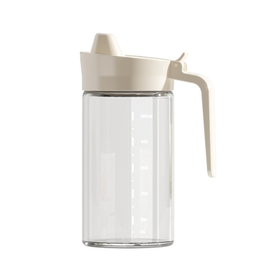 建厦玻璃油瓶厨房装油罐家用大容量防漏酱油醋油壶日式调料瓶加厚