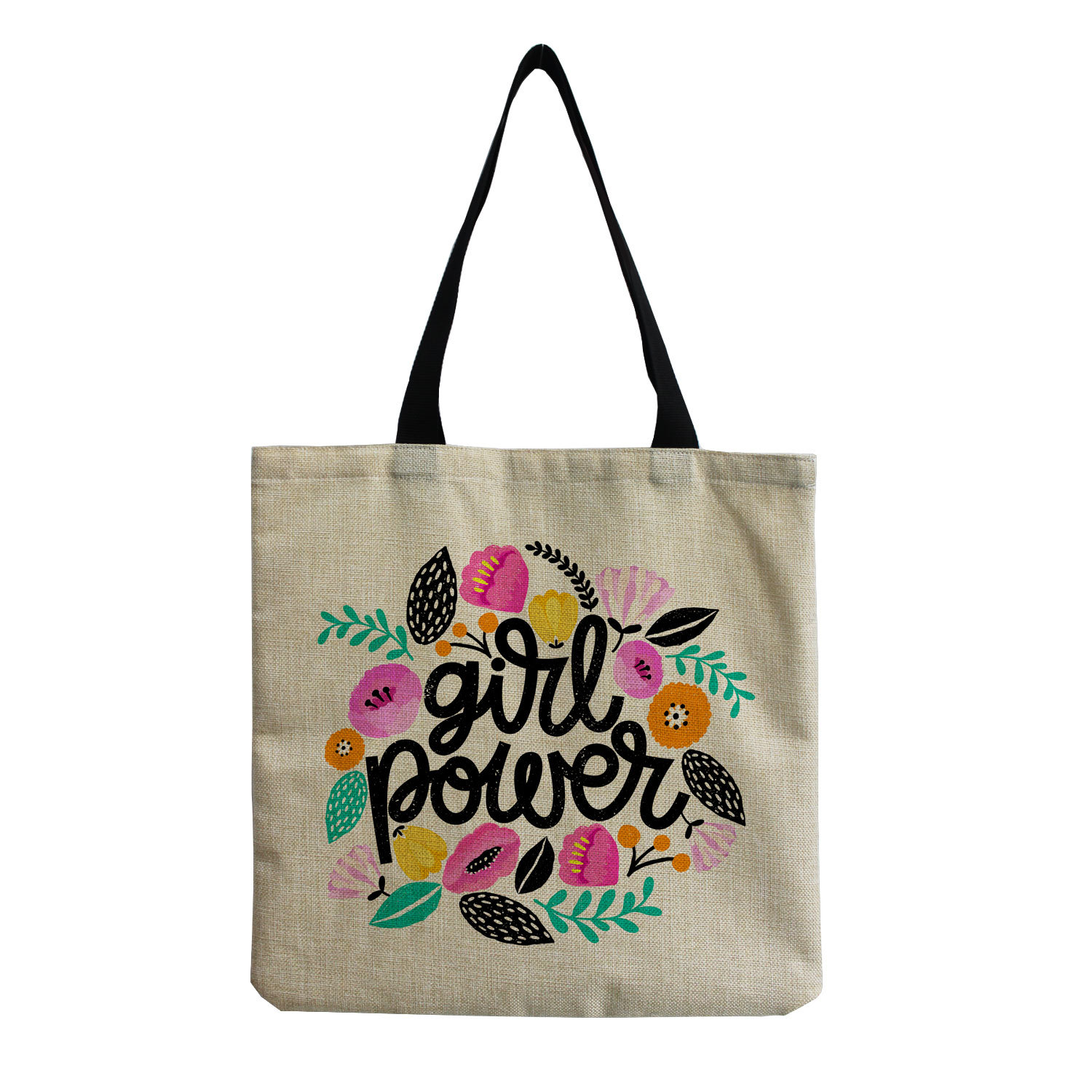 Mujeres Ropa De Calle Letra Fruta Flor Lino Bolsa De La Compra display picture 18