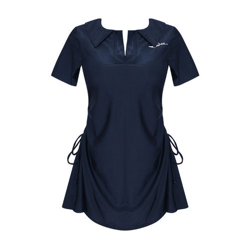 2024 new large size swimsuit for women with fat girls, fat girls, belly-covering, thin sports split skirt, hot spring conservative