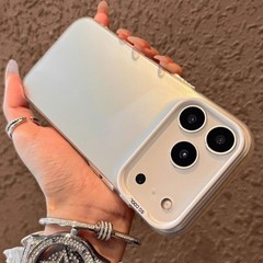适用苹果17手机壳IP17air彩绘 IP17Pro磨砂 一加13T双层IMD彩银壳