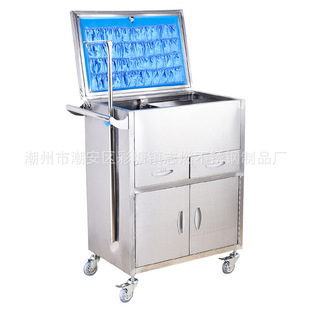 Customizable stainless steel rescue vehicle upper flip multi-function emergency vehicle double door single door anesthesia cabinet thickened cart