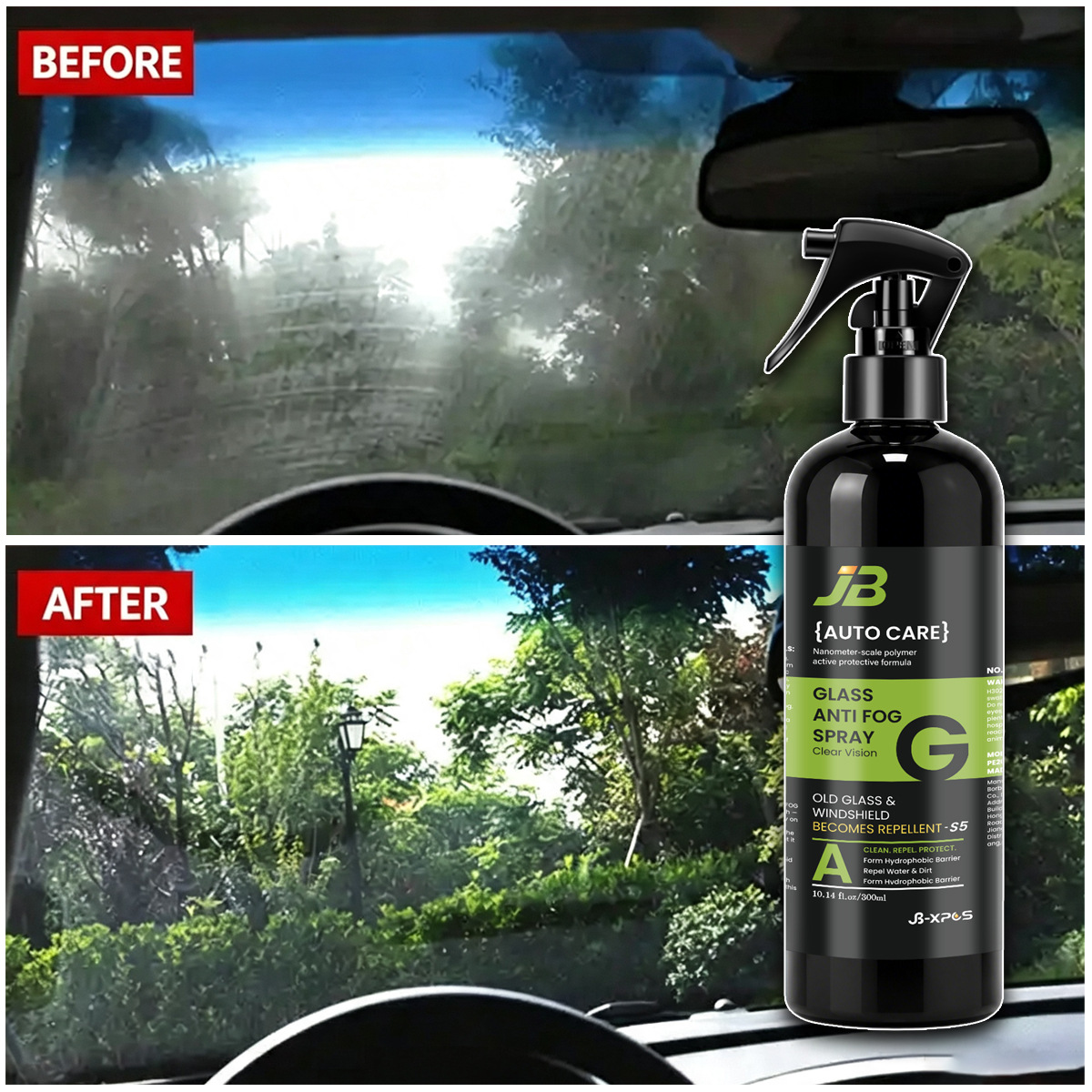 YT0505 Car Glass Anti-Fog Agent, specifically for cross-border sales, is a hydrophobic coating designed to prevent fog and rain on rearview mirrors and car windows