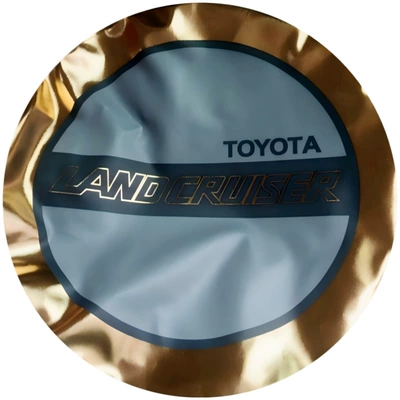Covers, Imitation Dog Pee Cover Tire, Spare wheel cover - 14inch-ta-204-gold