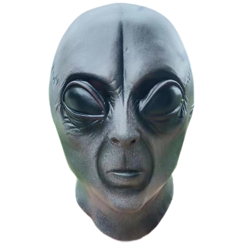 Máscaras alienígenas en stock UFO51, Halloween horror, máscaras de látex, máscaras de cabeza de fiesta, venta directa de fabricantes