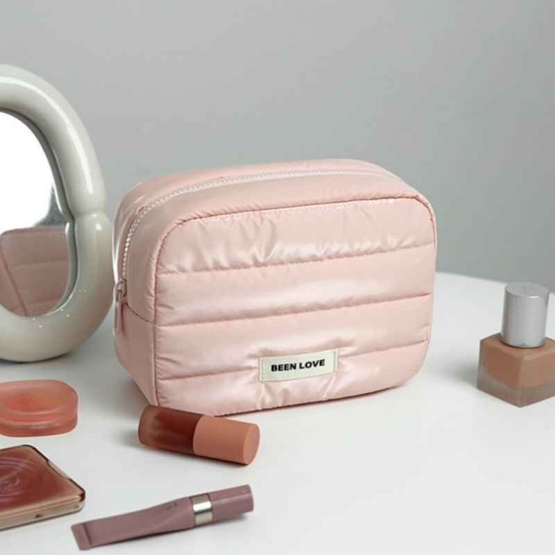 Nueva bolsa de cosméticos de mano transfronteriza, bolsa de almacenamiento portátil, bolsa de almacenamiento de cosméticos de viaje, bolsa de cosméticos simple de gran capacidad