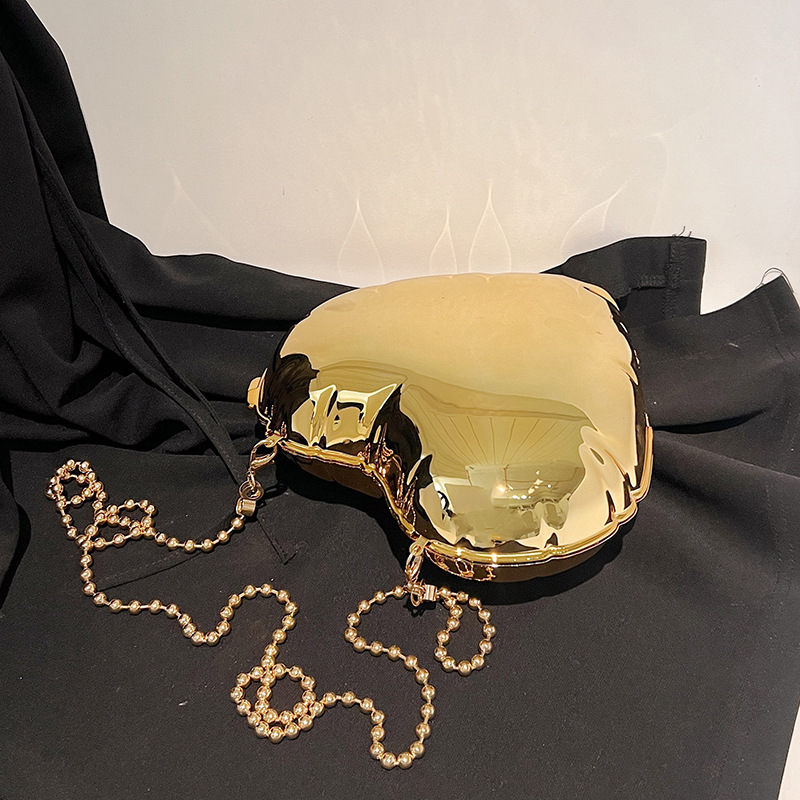Bolsa tiracolo feminina elegante com corrente_voghion.com