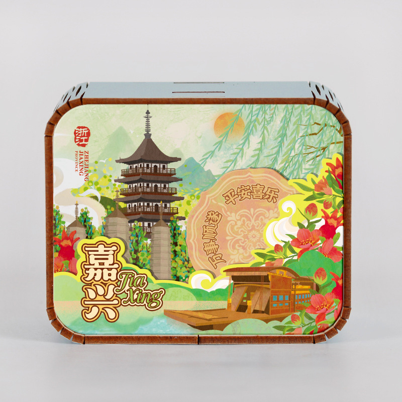 オリジナルアモイ重慶南京西安都市動態オルゴールオルゴールオルゴール観光記念品|undefined