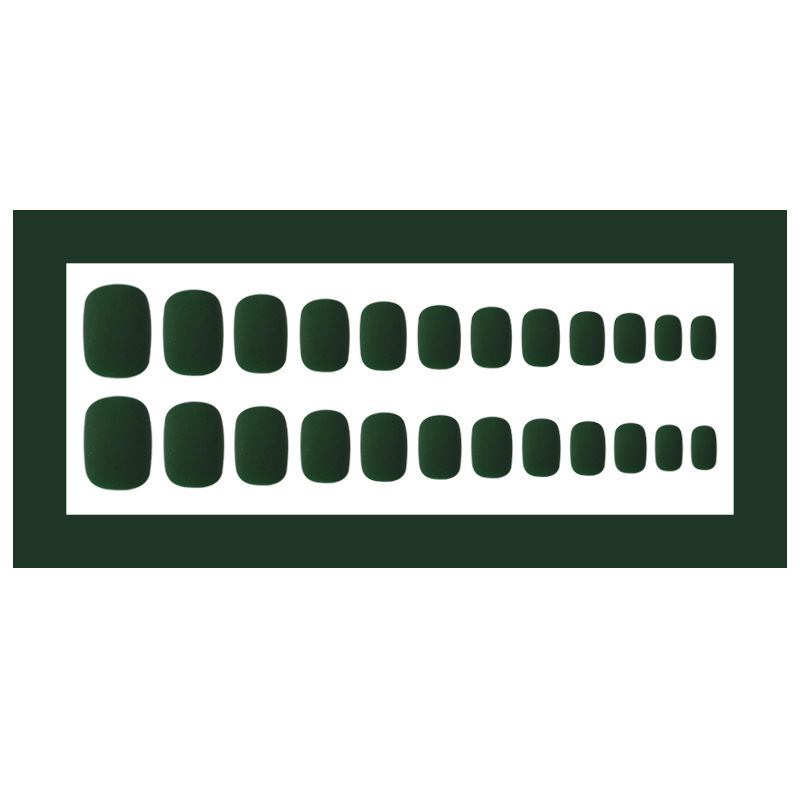 Directo de fábrica corto cuadrado redondo mate esmerilado múltiples productos de uñas parche de uñas falso desgaste tira de uñas