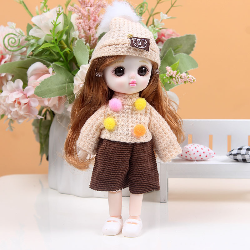 17 cm caja de regalo conjunto de marea constante muñeca Barbie muñeca muñeca cambiante articulaciones muñeca estand móvil