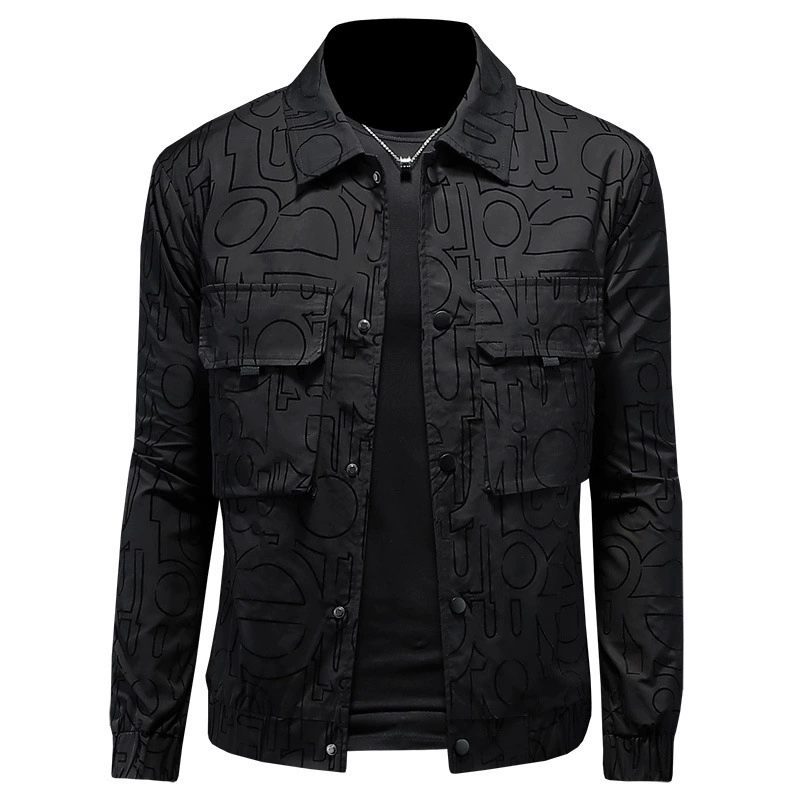 Spring jacket for leisure, fashionable suit