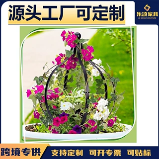 2 件套金属花园玫瑰藤蔓盆栽爬藤架安装简便室内外通用坚固耐用