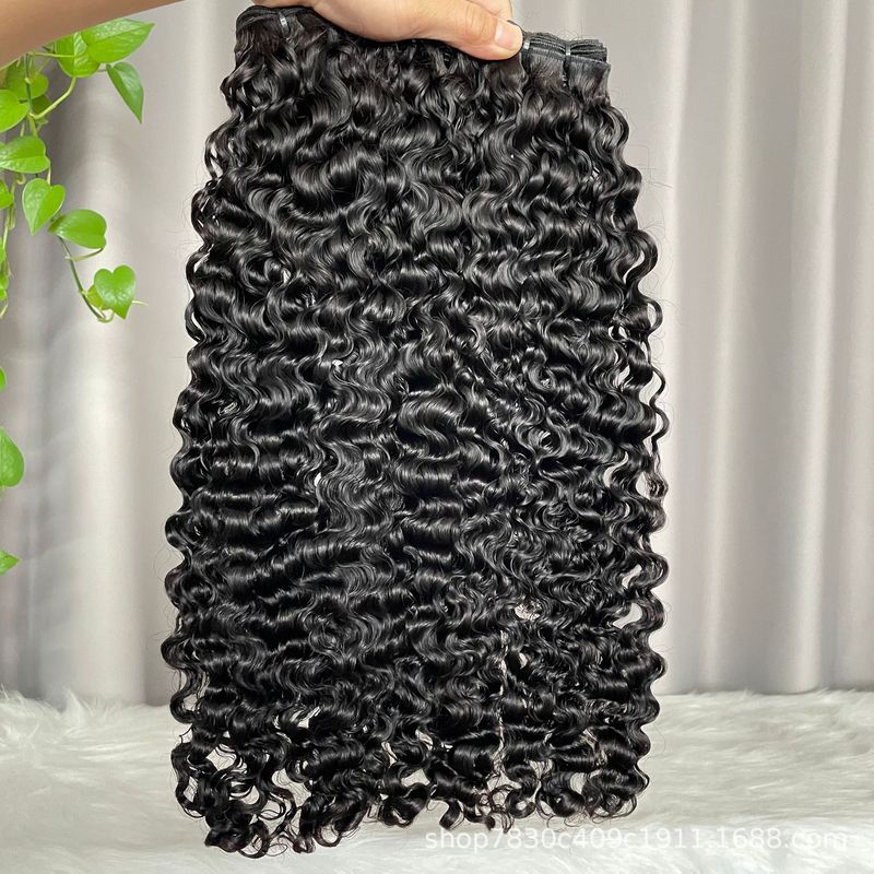 Burmese Curly Hair Bundles Sew In Pixie Curls SDD Hair Weft|undefined