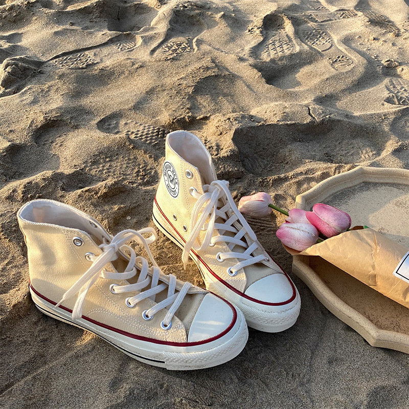 Twilight Star Round Label Canvas Shoes for Students, Men and Women, Couple Shoes Mis-211