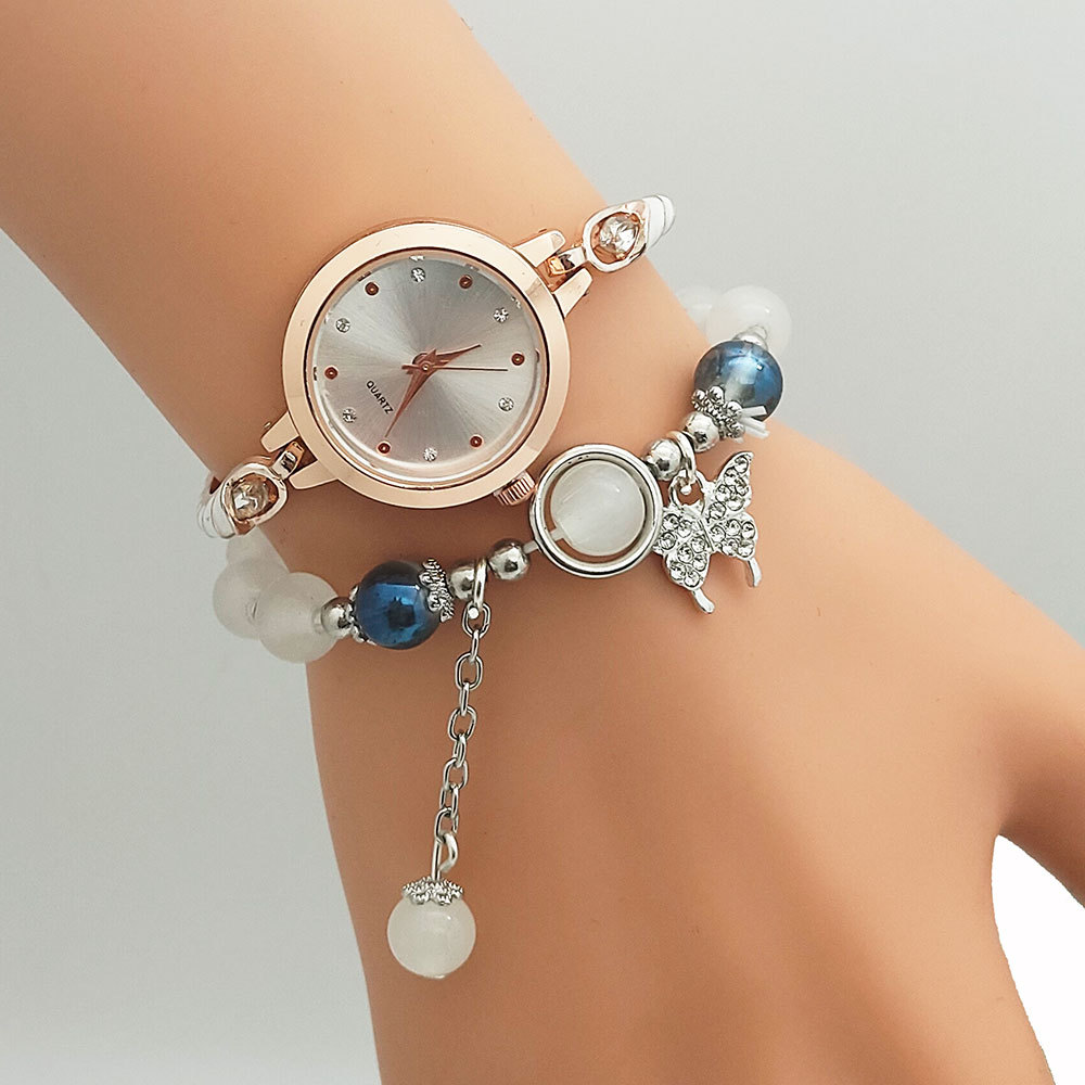 Cute Sweet Solid Color Jewelry Buckle Quartz Women's Watches display picture 5