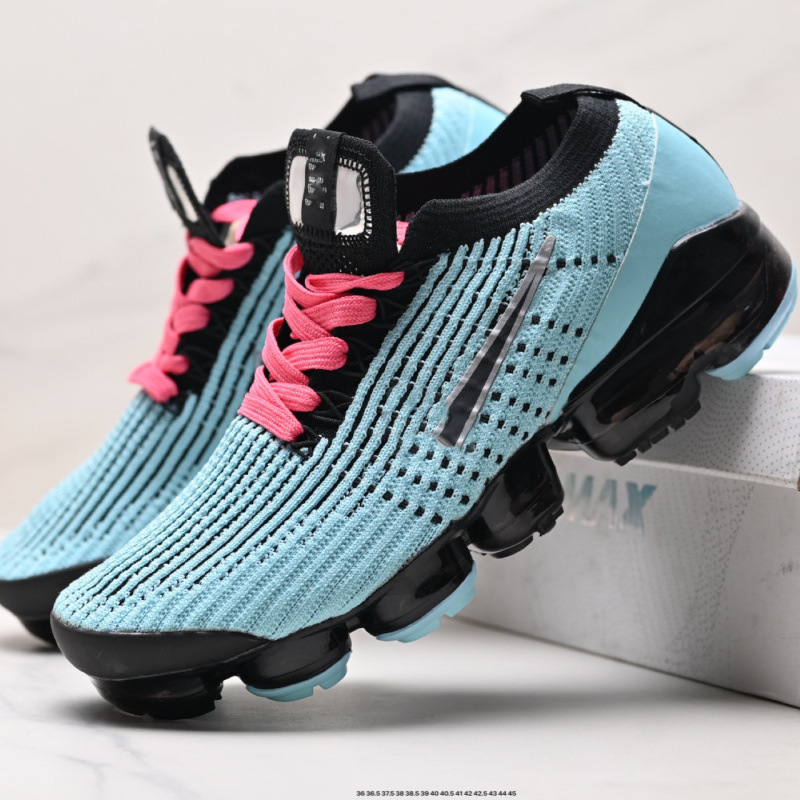 Pure Original Vapormax Flyknit Running Shoes, Knitted Mesh Breathable Jogging Shoes, Air-Cushioned Casual Sports Shoes for Men and Women