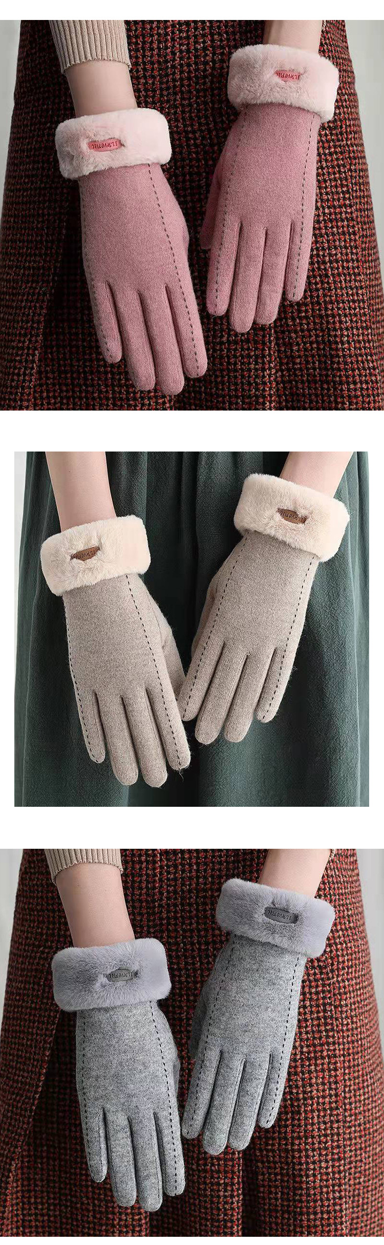 Frau Elegant Einfarbig Handschuhe 1 Paar display picture 1