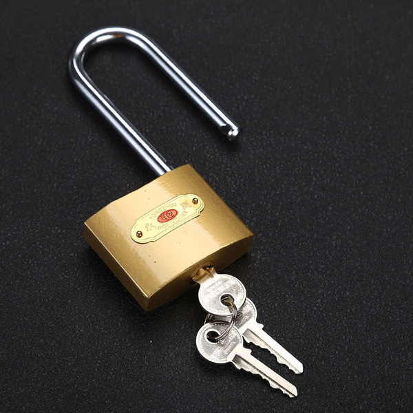 Long beam imitation copper -hanging lock thick lock body anti -theft…