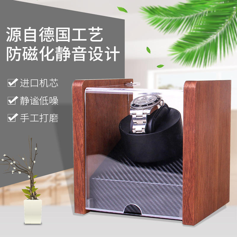 Reloj mecánico automático dispositivo giratorio reloj Dispositivo de sacudida caja de reloj caja de almacenamiento dispositivo de oscilación titular giratorio reloj doméstico Dispositivo de sacudida