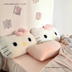 超かわいい kt 猫枕ベッドサイド枕寮クッションぬいぐるみソファシート腰サポート女の子の誕生日プレゼント