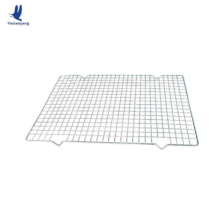 A complete collection of cross-border baking supplies cake mold chiffon cooling rack silver drying rectangular BBQ baking net