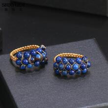 ���Q�¿� �ۻ�ʯ��ָ 14K�����~�����ֹ����� �����ׁ��LŮʿ��ָ