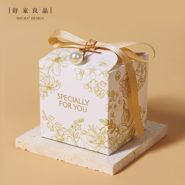 Box, hair band, champagne color