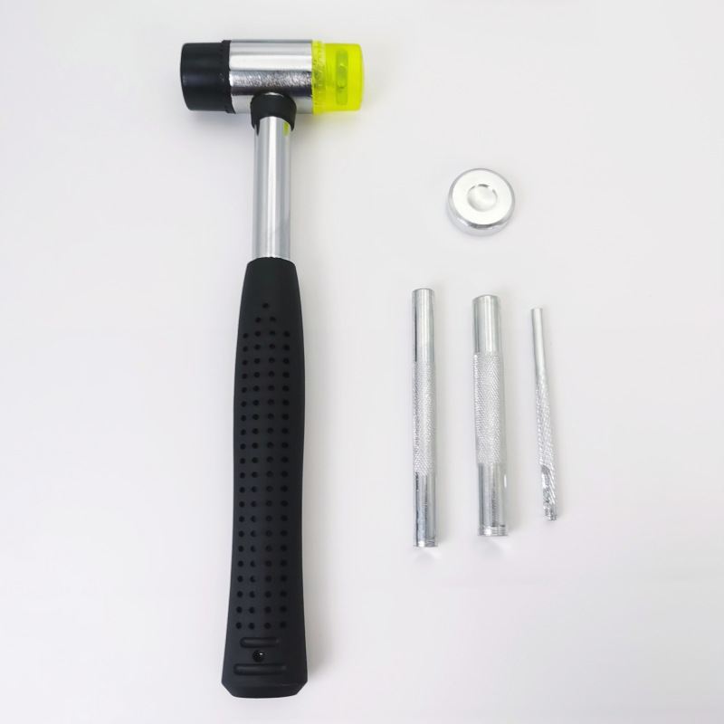 240/360/480 sets de remaches de doble cara 3 colores 4 tamaños incluyendo herramientas de martillo caja de avión traje accesorios de cuero Cruz