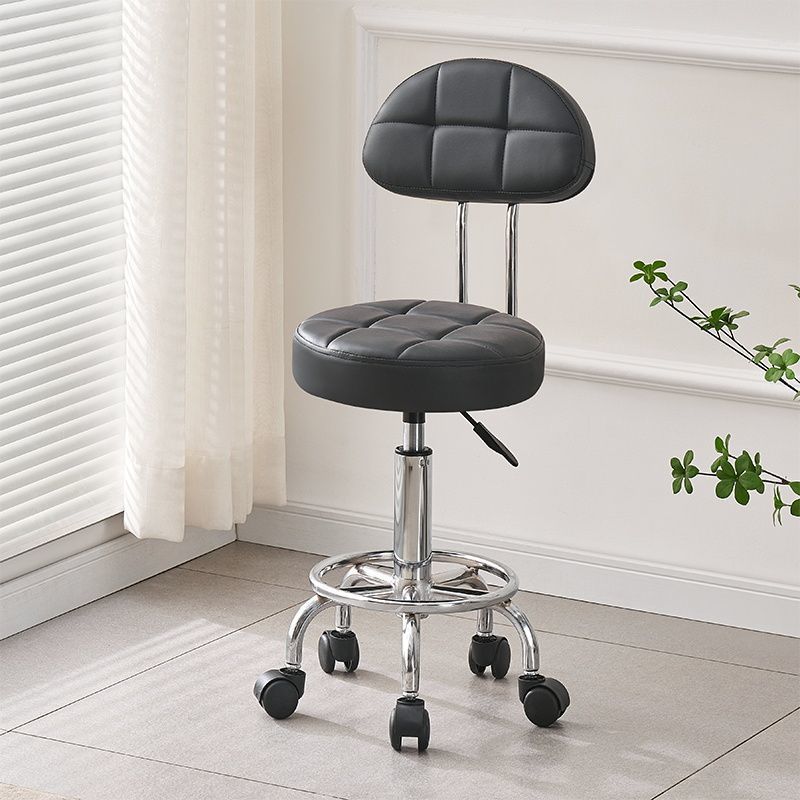 Fábrica directa silla de bar bar trasero móvil casa belleza corte de pelo elevación giratoria banco polea de recepción image 12