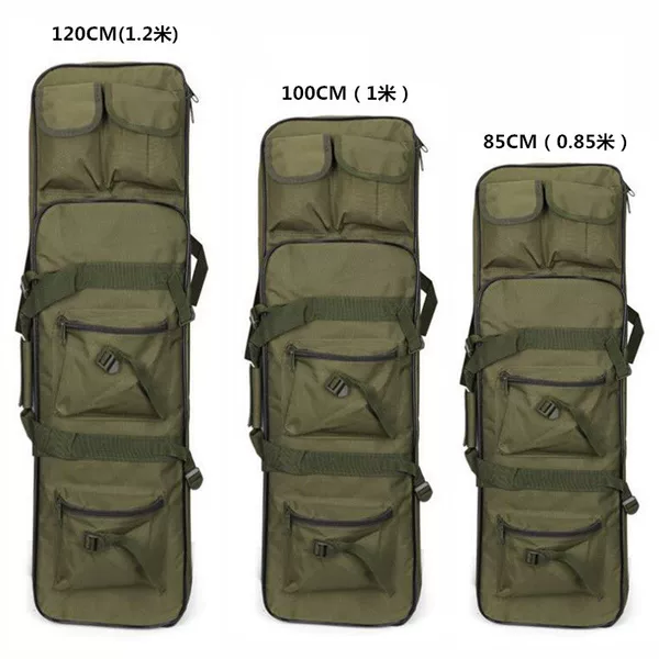 0.85M/1M/1.2M backpack fishing tackle bag outdoor CS tactical gun bag large capacity portable fishing bag