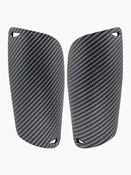 Cross-Border Carbon-Patterned Shin Guards, Imitation Carbon Fiber Shin Pads, Football Training Supplies, Football Protective Gear, Shin Protection