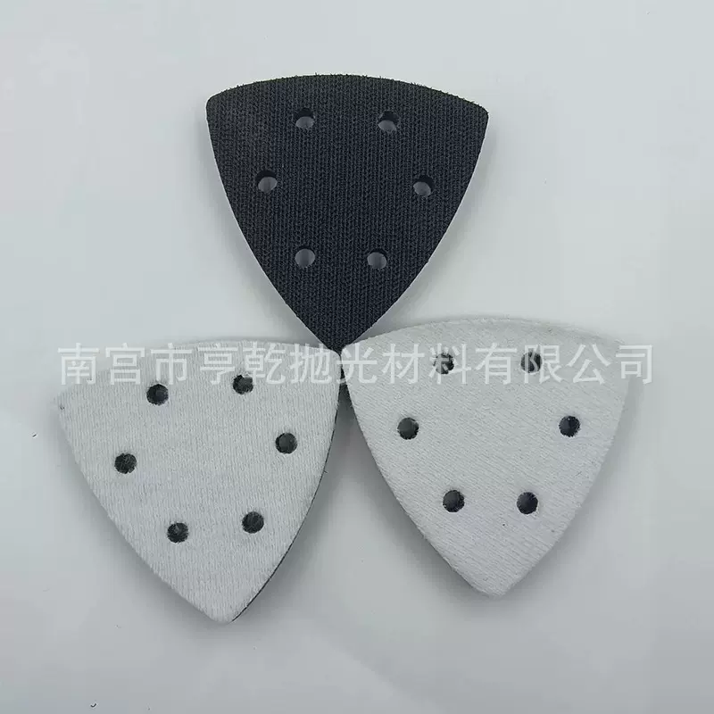 厂家直销三角形93x93x93缓冲垫自粘砂纸拋光盘万用宝打磨机