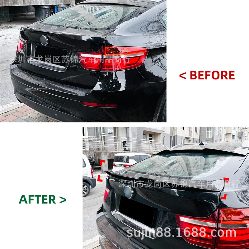 Cross-Border Hot-Selling Car Modification Universal Suv Hatchback Rear Wing Adhesive-Type No-Drill Trunk Spoiler Wing